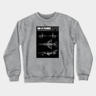 MIG-21 FISHBED Crewneck Sweatshirt